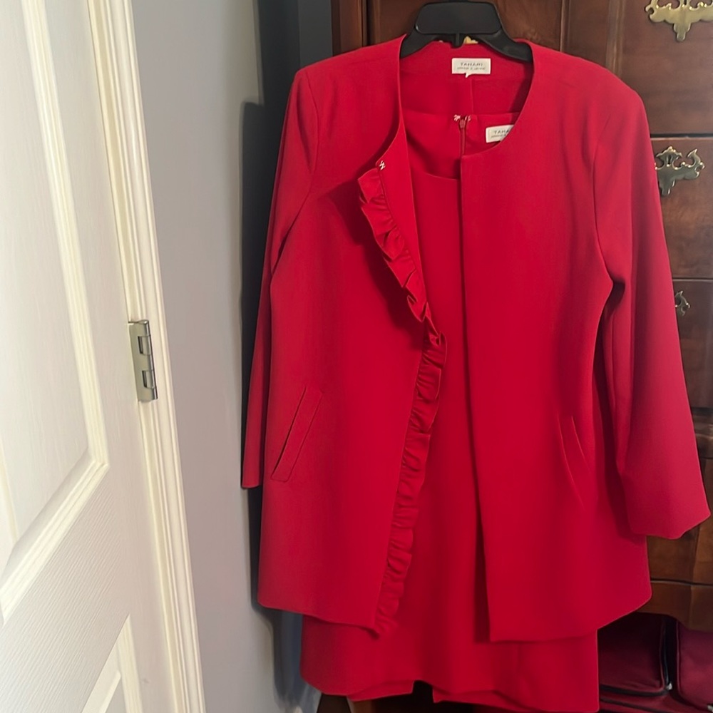 Tahari dress and coat suit.